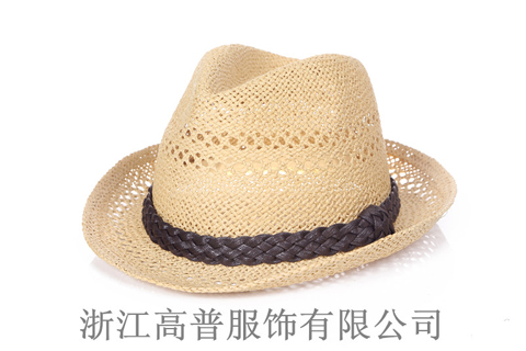 男士爵士帽，樣帽圖由江浙滬帽子工廠提供